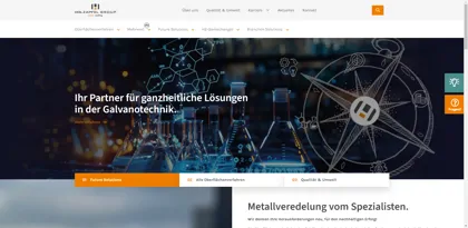 Screenshot of Holzapfel Metallveredelung GmbH