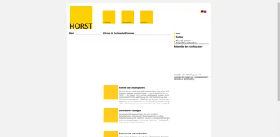 Screenshot of Horst GmbH