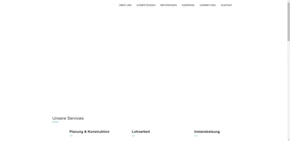 Screenshot of HR Behälter- und Apparatebau GmbH