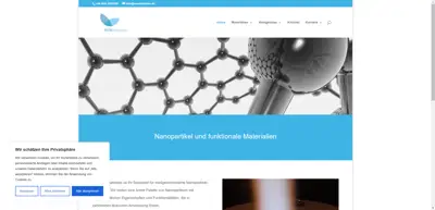 Screenshot of HSWmaterials GmbH