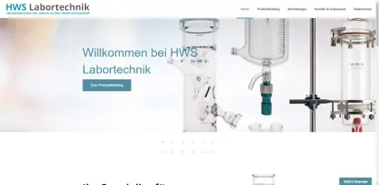 Screenshot of HWS Hans W. Schmidt GmbH & CO. KG