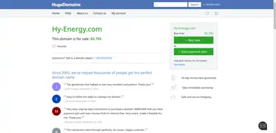 Screenshot of Hy-Energy LLC