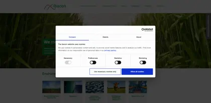 Screenshot of IBACON GmbH