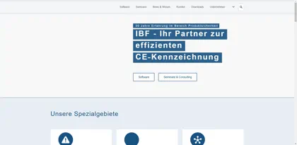 Screenshot of IBFAutomatisierungs- und Sicherheitstechnik GmbH & Co. KEG