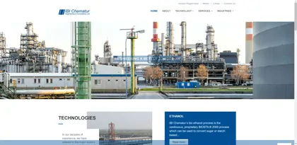 Screenshot of IBI Chematur (Engineering & Consultancy) Ltd.