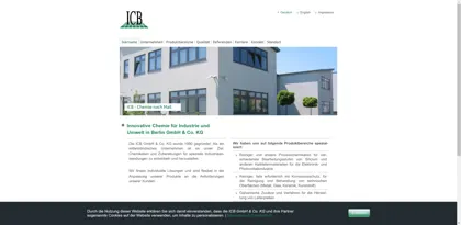 Screenshot of ICB GmbH & Co. KG