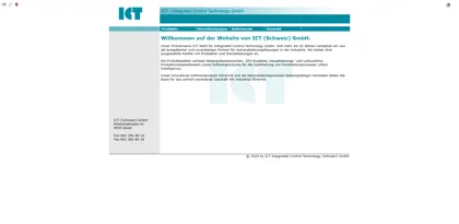 Screenshot of ICT (Schweiz) GmbH