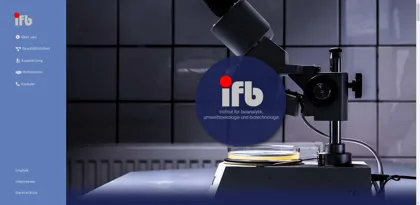 Screenshot of IFB Halle GmbH