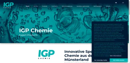 Screenshot of IGP GmbH