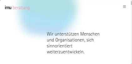 Screenshot of Institut für Management & Umwelt