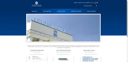 Screenshot of InfraLeuna GmbH