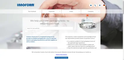 Screenshot of Innoform GmbH