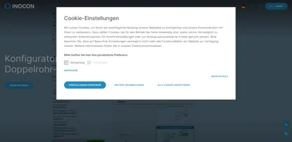 Screenshot of INOCON GmbH