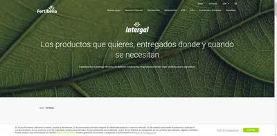 Screenshot of Intergal Española, S.A.