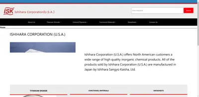 Screenshot of Ishihara Corporation