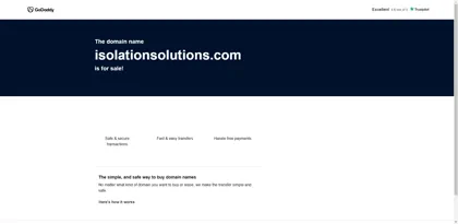 Screenshot of Isolation Solutions S.A.