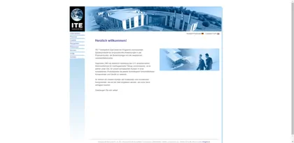 Screenshot of ITE Intertechnik Elze GmbH & Co. KG