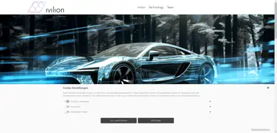 Screenshot of ivilion GmbH