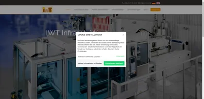 Screenshot of IWT Infrarot-Wärmetechnik GmbH