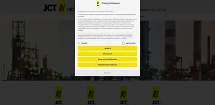 Screenshot of JCT Analysentechnik GmbH