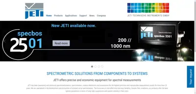 Screenshot of JETI Technische Instrumente GmbH