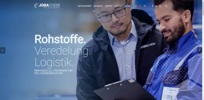 Screenshot of Jobachem GmbH