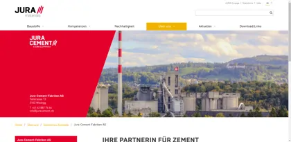 Screenshot of Jura-Cement-Fabriken AG