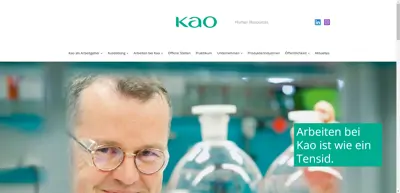 Screenshot of Kao Chemicals Europe S.L.