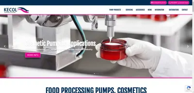 Screenshot of Kecol Pumping Systems Ltd