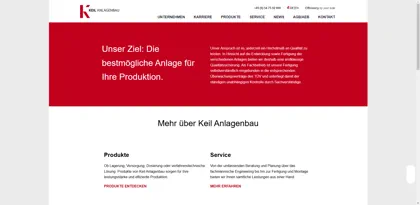 Screenshot of Hans-Jürgen Keil Anlagenbau GmbH & Co. KG