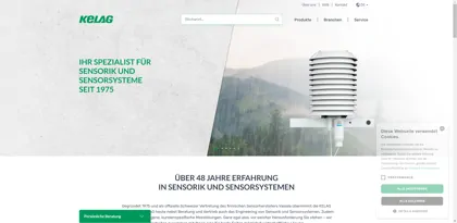 Screenshot of KELAG Künzli Elektronik AG