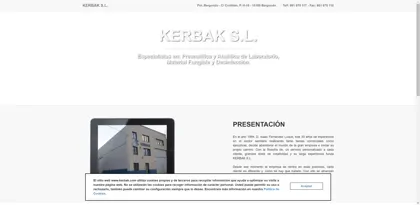 Screenshot of Kerbak S.L.