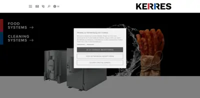 Screenshot of Kerres Anlagensysteme GmbH