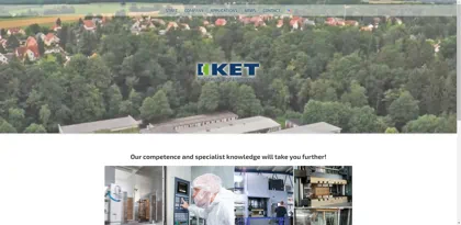 Screenshot of KET Kunststoff- und Elasttechnik GmbH