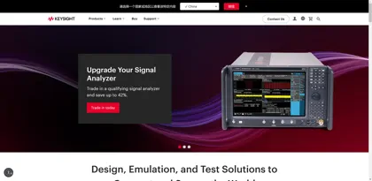 Screenshot of Keysight Technologies Deutschland GmbH