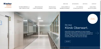 Screenshot of Harald Kiefer Metallbau GmbH