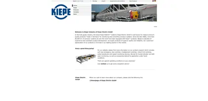 Screenshot of Kiepe Electric GmbH