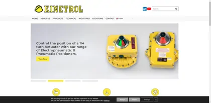 Screenshot of Kinetrol Ltd.