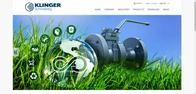 Screenshot of KLINGER SCHÖNEBERG GmbH