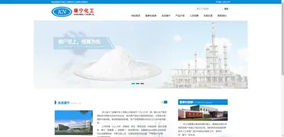 Screenshot of Kangning Chemical Co., Ltd., Sanmen County, Zhejiang Province