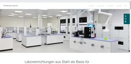 Screenshot of Köttermann GmbH