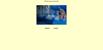 Screenshot of Ko Hi Ko Engineering GmbH