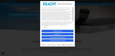 Screenshot of Kracht GmbH