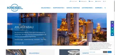 Screenshot of KREISEL GmbH & Co. KG