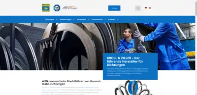 Screenshot of Kroll & Ziller GmbH & Co. KG