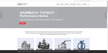 Screenshot of Friedrich Krombach GmbH & Co. KG