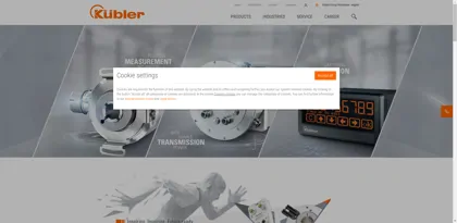 Screenshot of Fritz Kübler GmbH