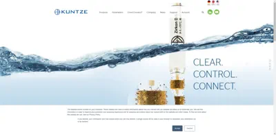 Screenshot of Kuntze Instruments GmbH