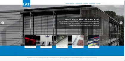 Screenshot of LAT Laser-Technik GmbH