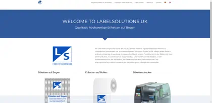 Screenshot of Labelsolutions UK Ltd